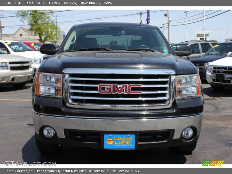 Onyx Black / Ebony 2008 GMC Sierra 1500 SLT Crew Cab 4x4