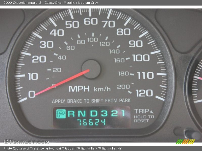 Galaxy Silver Metallic / Medium Gray 2000 Chevrolet Impala LS