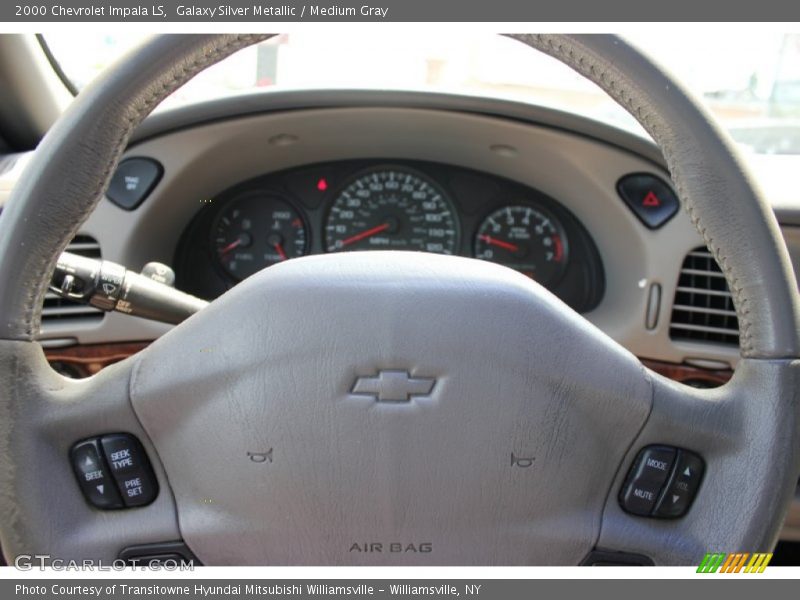 Galaxy Silver Metallic / Medium Gray 2000 Chevrolet Impala LS