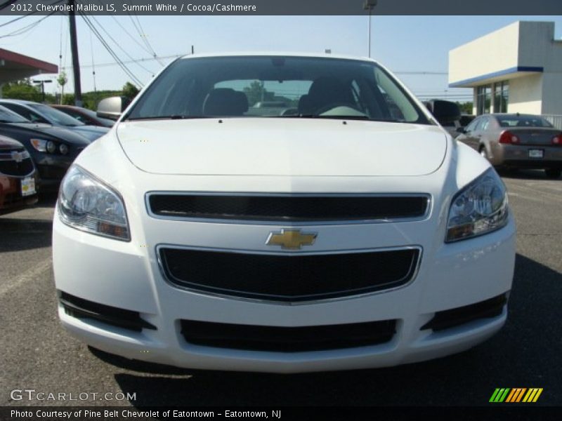 Summit White / Cocoa/Cashmere 2012 Chevrolet Malibu LS