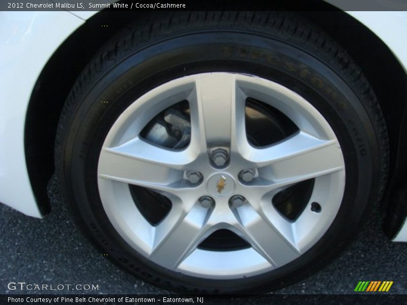 Summit White / Cocoa/Cashmere 2012 Chevrolet Malibu LS