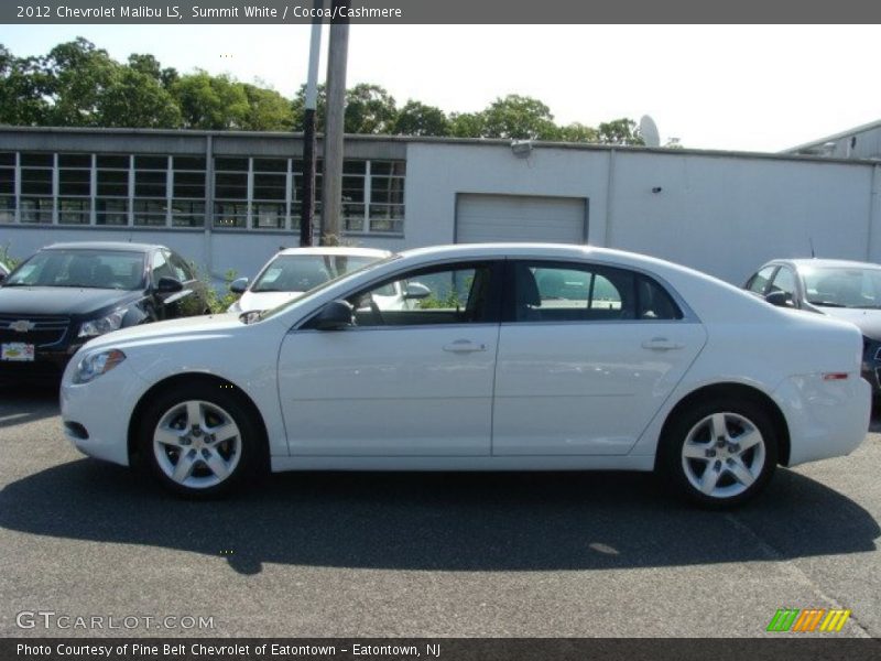 Summit White / Cocoa/Cashmere 2012 Chevrolet Malibu LS