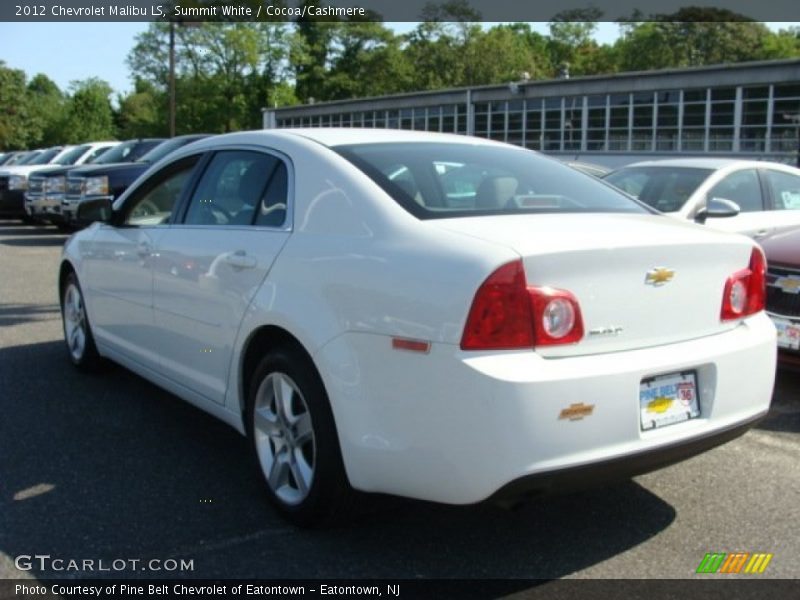 Summit White / Cocoa/Cashmere 2012 Chevrolet Malibu LS