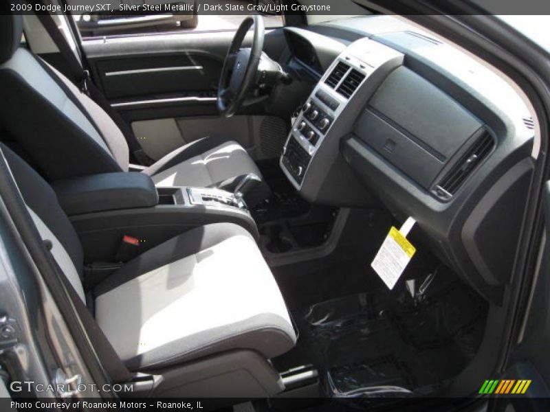 Silver Steel Metallic / Dark Slate Gray/Light Graystone 2009 Dodge Journey SXT