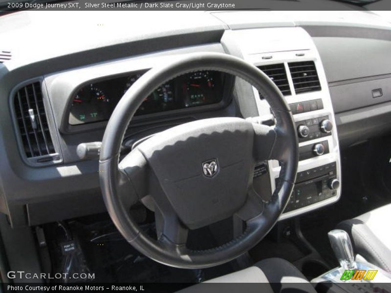 Silver Steel Metallic / Dark Slate Gray/Light Graystone 2009 Dodge Journey SXT