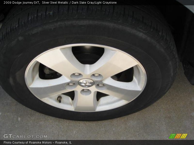 Silver Steel Metallic / Dark Slate Gray/Light Graystone 2009 Dodge Journey SXT