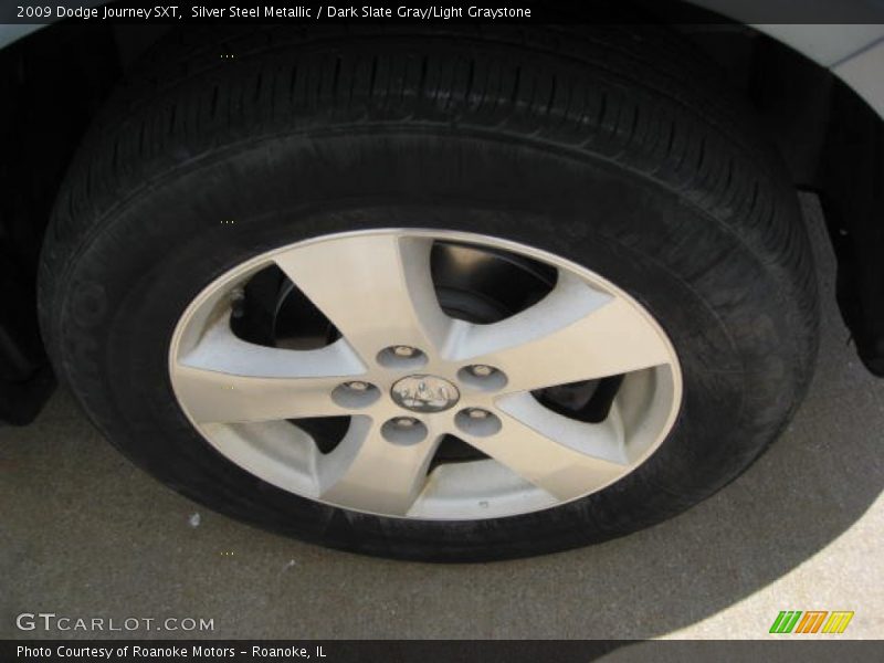 Silver Steel Metallic / Dark Slate Gray/Light Graystone 2009 Dodge Journey SXT