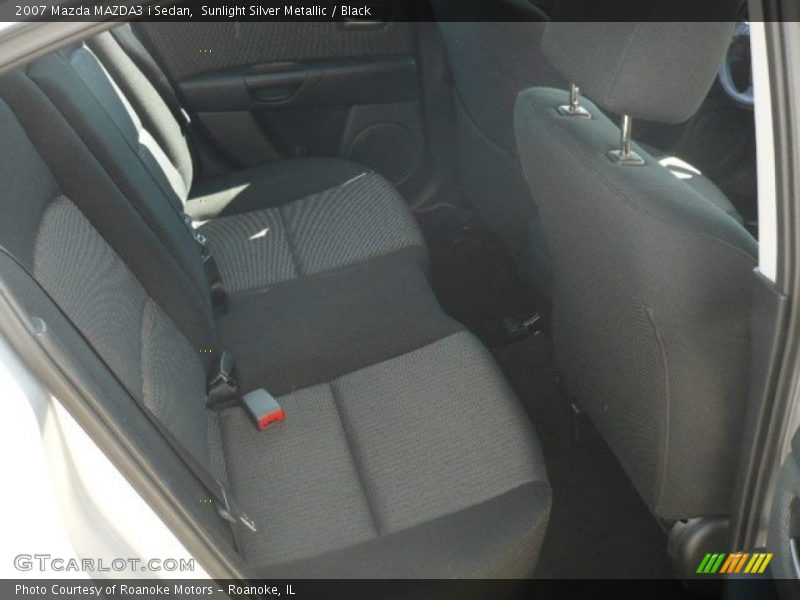 Sunlight Silver Metallic / Black 2007 Mazda MAZDA3 i Sedan