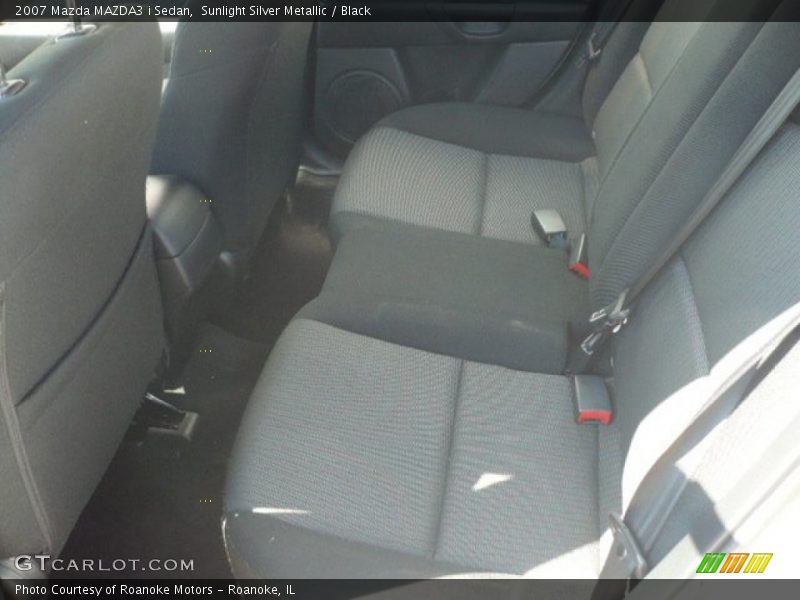 Sunlight Silver Metallic / Black 2007 Mazda MAZDA3 i Sedan