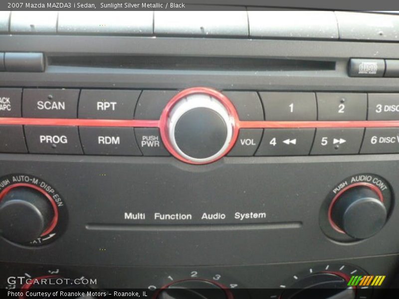 Sunlight Silver Metallic / Black 2007 Mazda MAZDA3 i Sedan