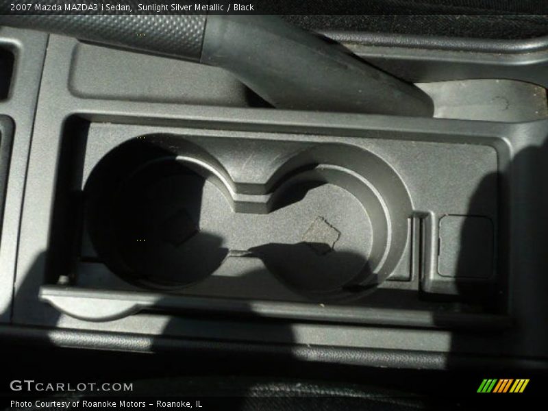 Sunlight Silver Metallic / Black 2007 Mazda MAZDA3 i Sedan