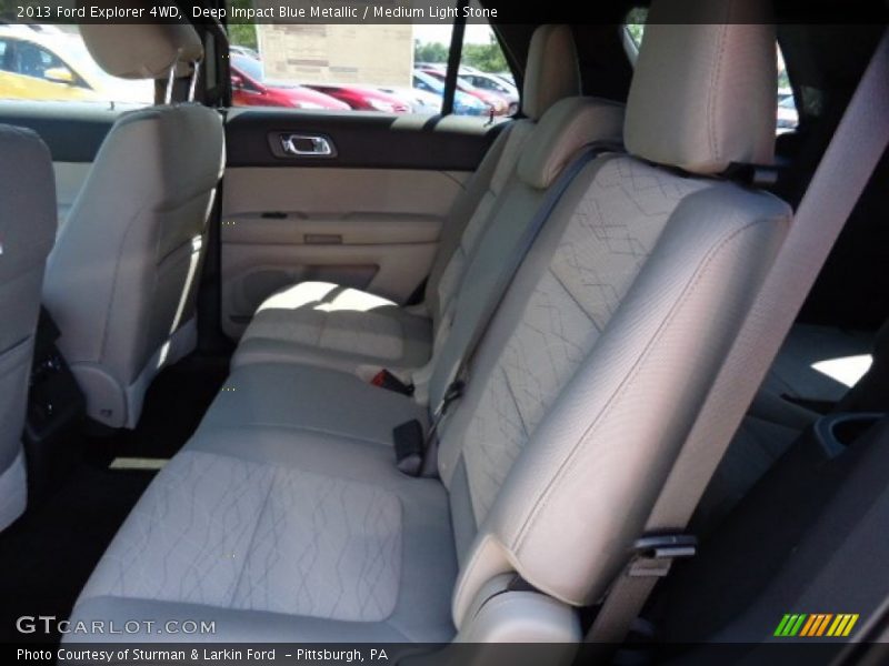 Deep Impact Blue Metallic / Medium Light Stone 2013 Ford Explorer 4WD