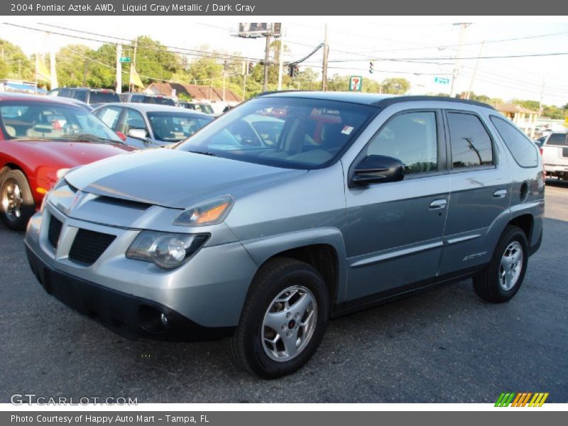 Liquid Gray Metallic / Dark Gray 2004 Pontiac Aztek AWD