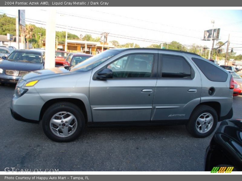 Liquid Gray Metallic / Dark Gray 2004 Pontiac Aztek AWD