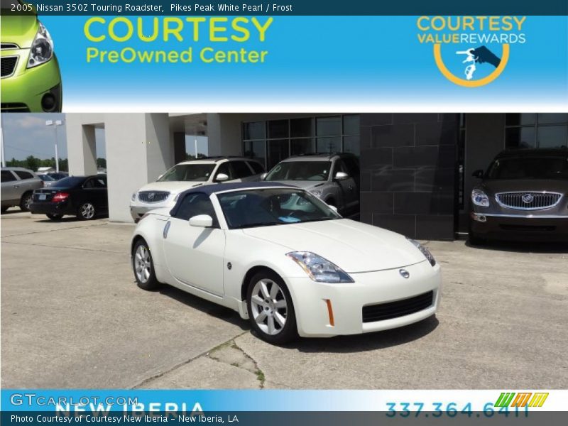 Pikes Peak White Pearl / Frost 2005 Nissan 350Z Touring Roadster