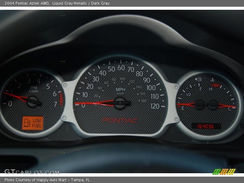 2004 Aztek AWD AWD Gauges