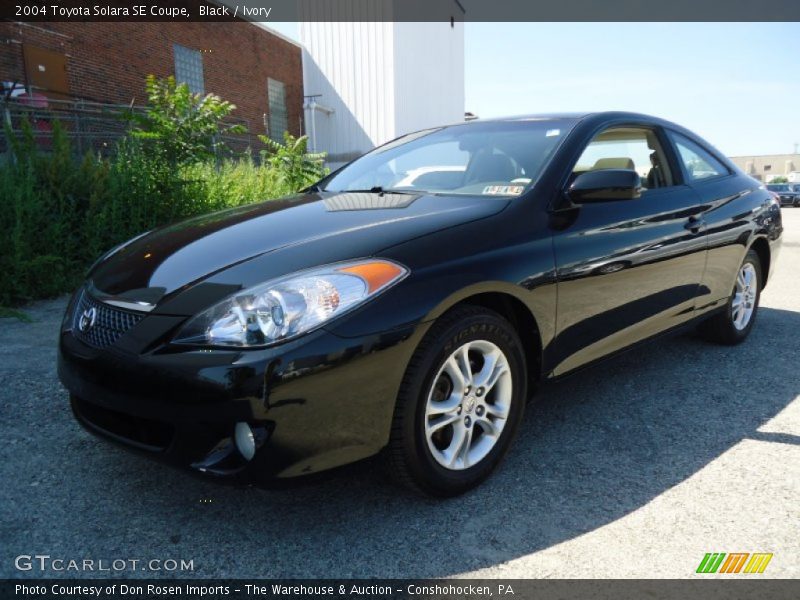 Black / Ivory 2004 Toyota Solara SE Coupe