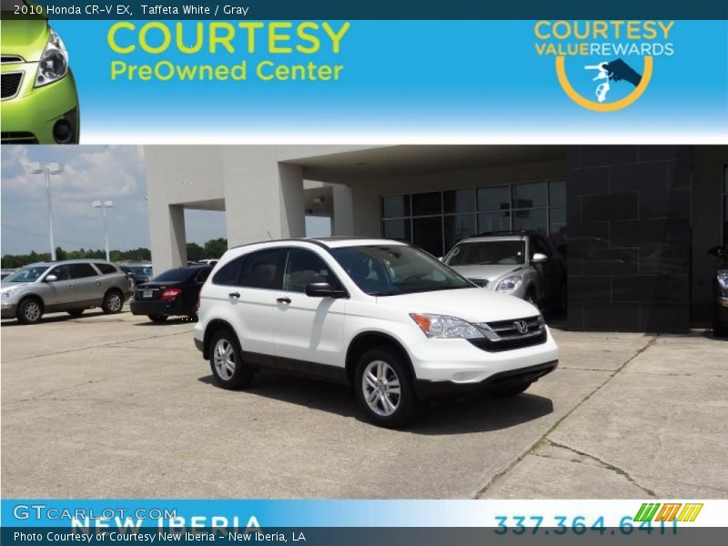Taffeta White / Gray 2010 Honda CR-V EX