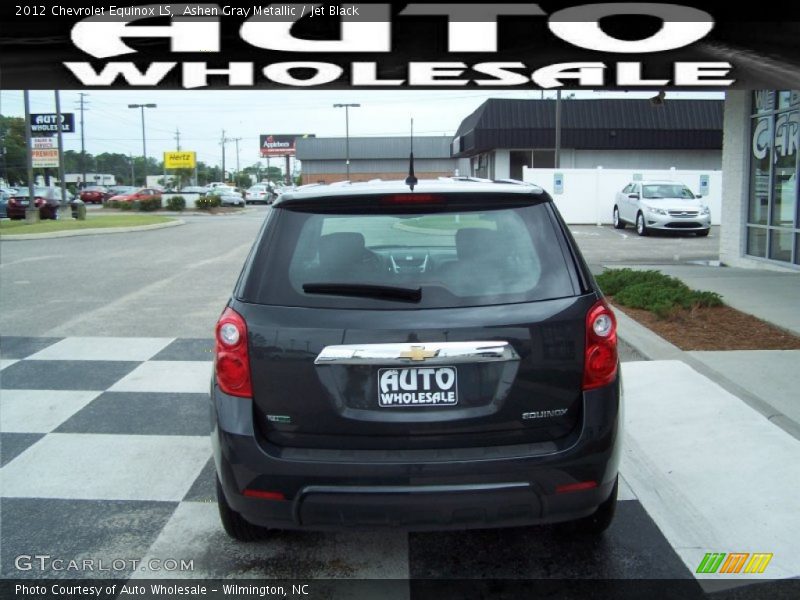 Ashen Gray Metallic / Jet Black 2012 Chevrolet Equinox LS