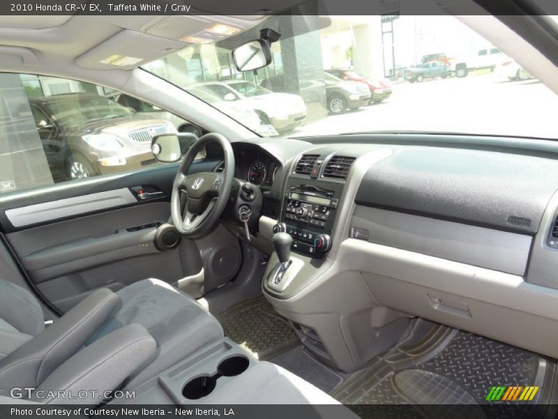 Taffeta White / Gray 2010 Honda CR-V EX