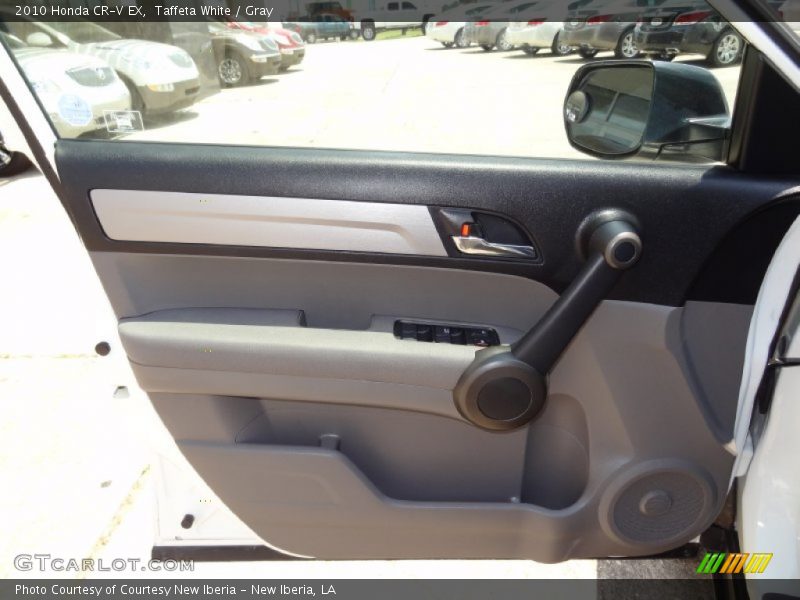 Taffeta White / Gray 2010 Honda CR-V EX