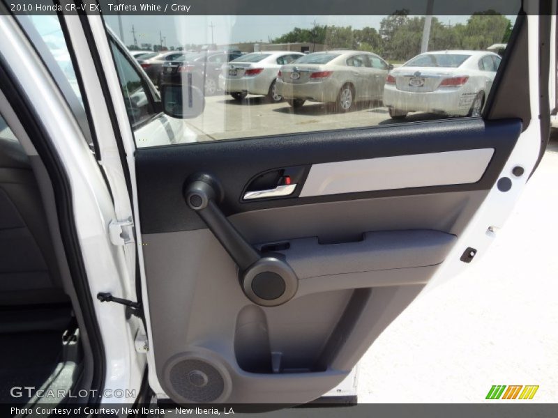 Taffeta White / Gray 2010 Honda CR-V EX