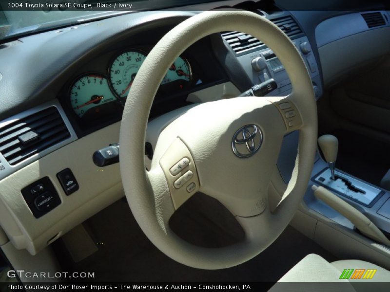 Black / Ivory 2004 Toyota Solara SE Coupe