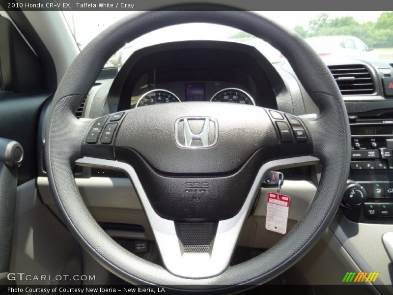 Taffeta White / Gray 2010 Honda CR-V EX