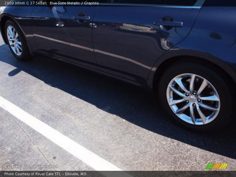 Blue Slate Metallic / Graphite 2009 Infiniti G 37 Sedan