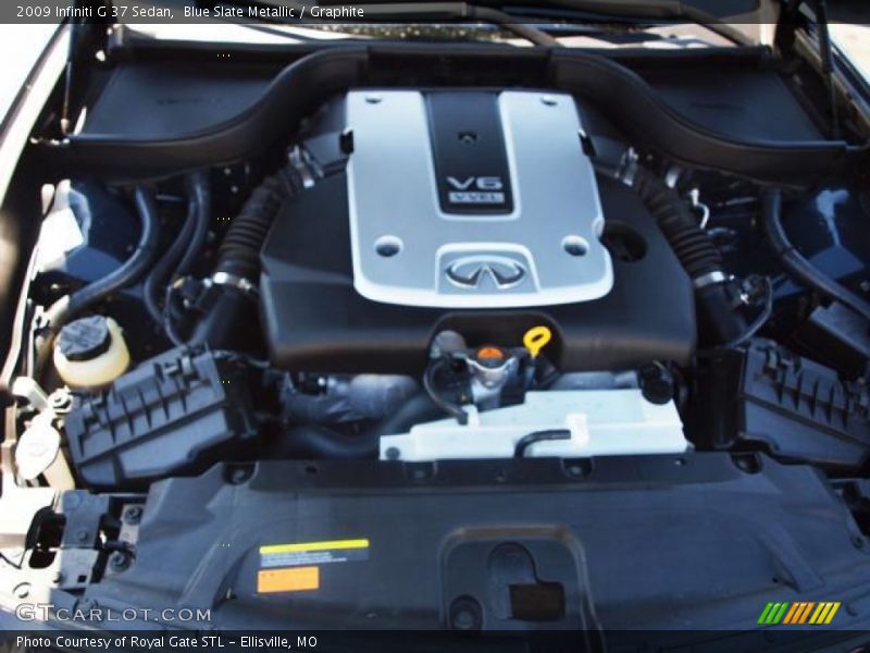Blue Slate Metallic / Graphite 2009 Infiniti G 37 Sedan