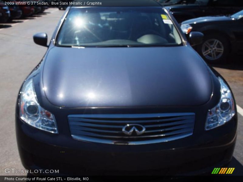 Blue Slate Metallic / Graphite 2009 Infiniti G 37 Sedan