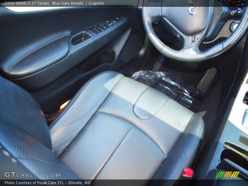 Blue Slate Metallic / Graphite 2009 Infiniti G 37 Sedan