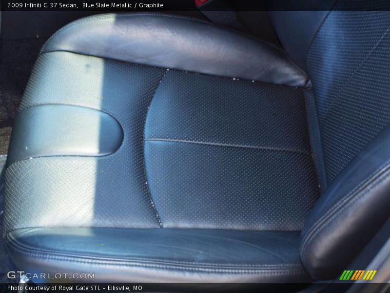Blue Slate Metallic / Graphite 2009 Infiniti G 37 Sedan