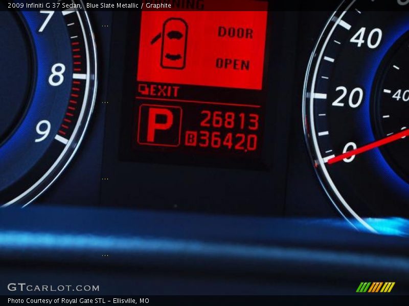 Blue Slate Metallic / Graphite 2009 Infiniti G 37 Sedan