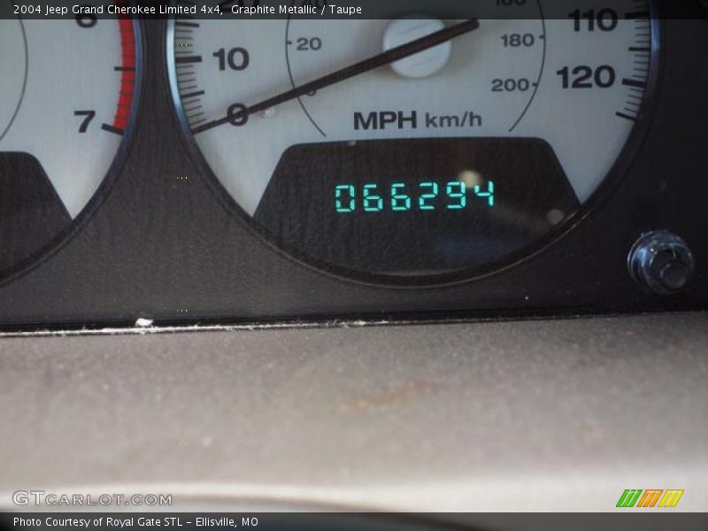 Graphite Metallic / Taupe 2004 Jeep Grand Cherokee Limited 4x4