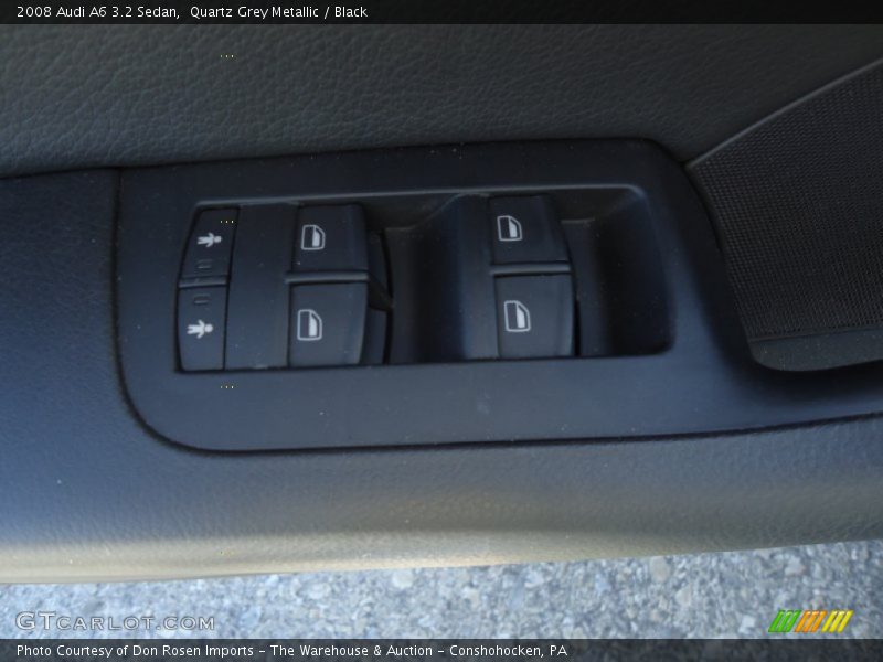 Quartz Grey Metallic / Black 2008 Audi A6 3.2 Sedan