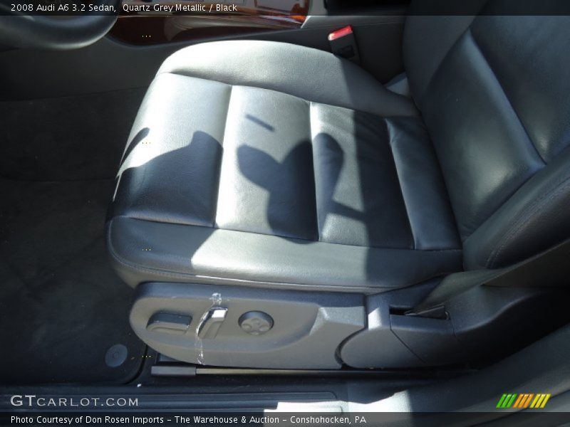 Quartz Grey Metallic / Black 2008 Audi A6 3.2 Sedan