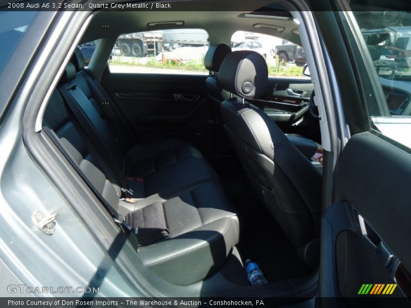 Quartz Grey Metallic / Black 2008 Audi A6 3.2 Sedan