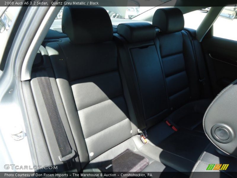 Quartz Grey Metallic / Black 2008 Audi A6 3.2 Sedan
