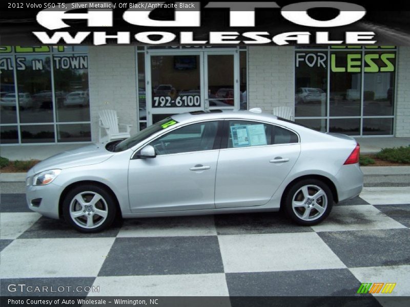 Silver Metallic / Off Black/Anthracite Black 2012 Volvo S60 T5