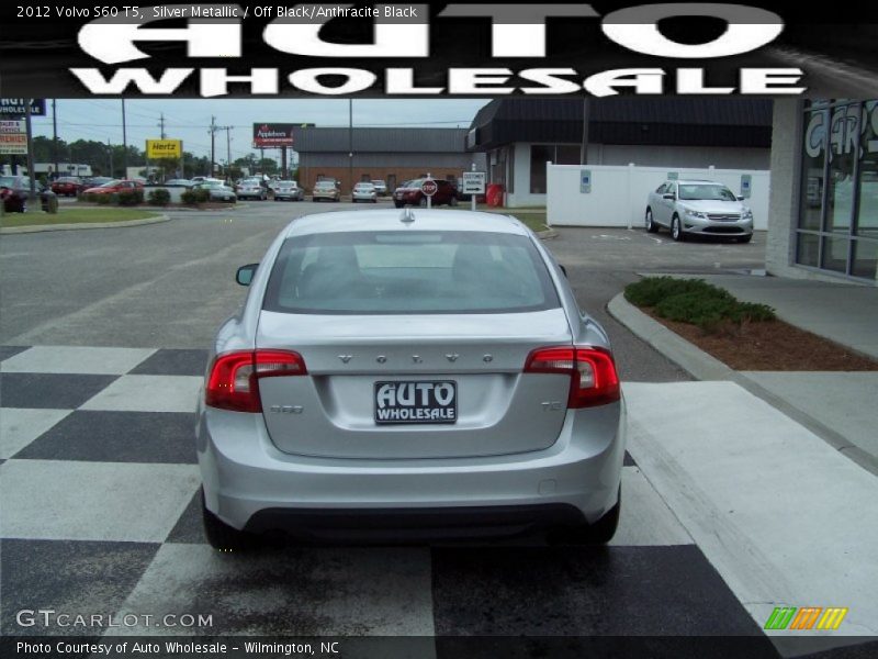 Silver Metallic / Off Black/Anthracite Black 2012 Volvo S60 T5