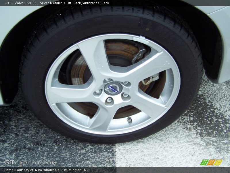 Silver Metallic / Off Black/Anthracite Black 2012 Volvo S60 T5