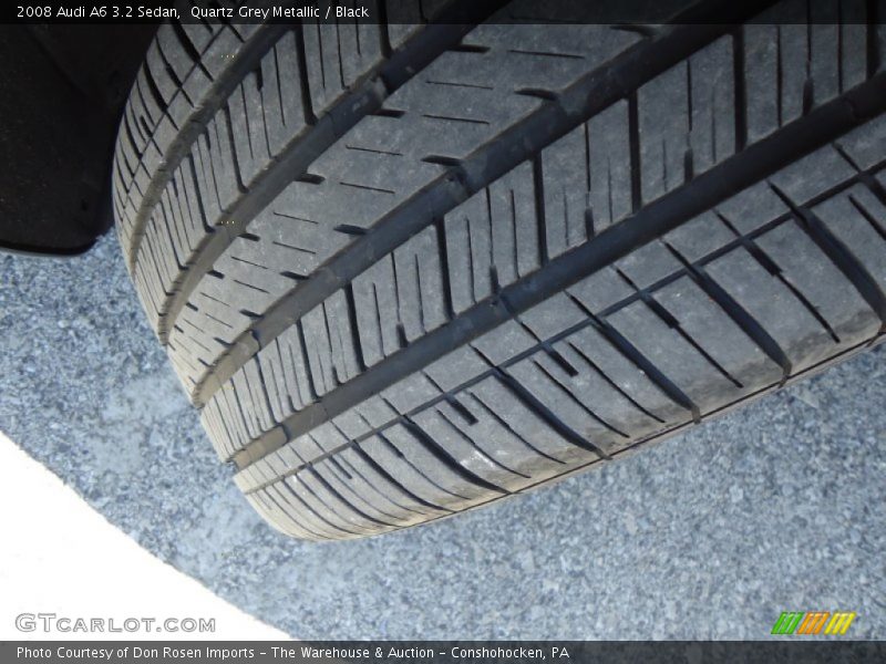 Quartz Grey Metallic / Black 2008 Audi A6 3.2 Sedan