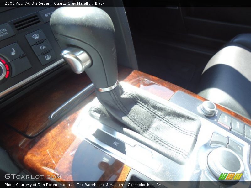 Quartz Grey Metallic / Black 2008 Audi A6 3.2 Sedan