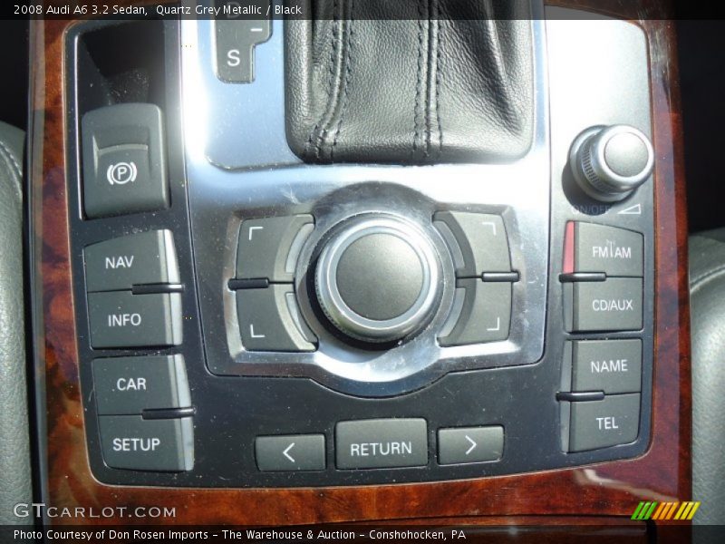 Quartz Grey Metallic / Black 2008 Audi A6 3.2 Sedan