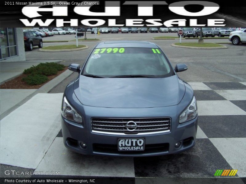 Ocean Gray / Charcoal 2011 Nissan Maxima 3.5 SV