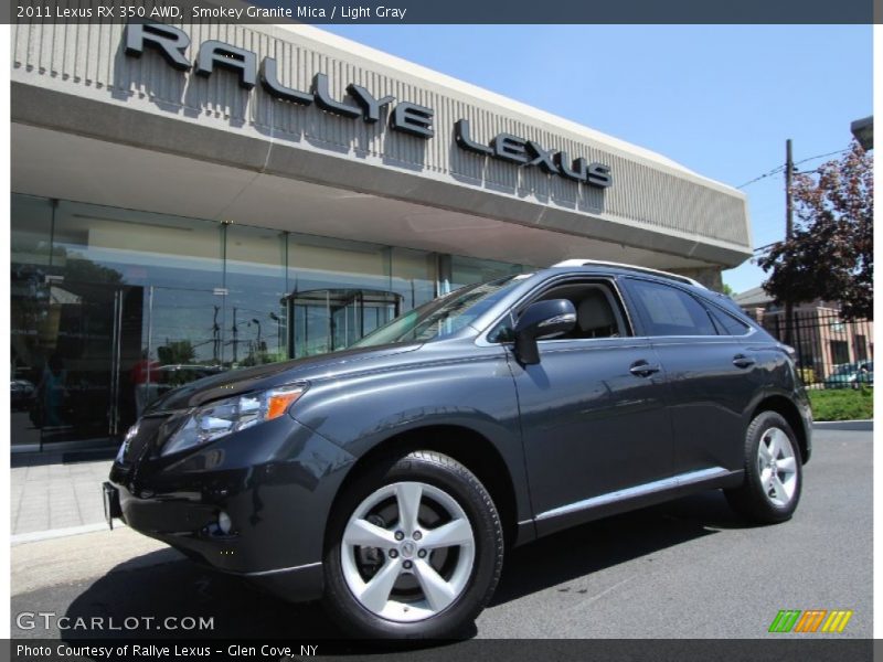 Smokey Granite Mica / Light Gray 2011 Lexus RX 350 AWD