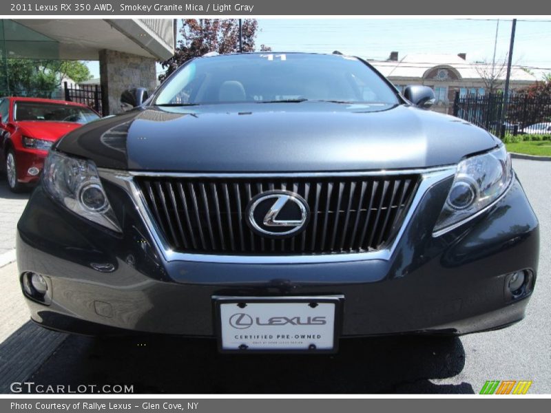 Smokey Granite Mica / Light Gray 2011 Lexus RX 350 AWD
