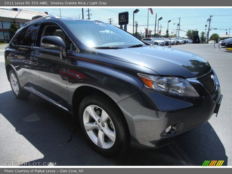 Smokey Granite Mica / Light Gray 2011 Lexus RX 350 AWD