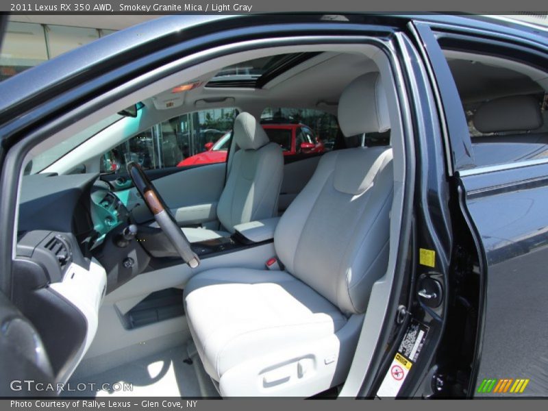 Smokey Granite Mica / Light Gray 2011 Lexus RX 350 AWD